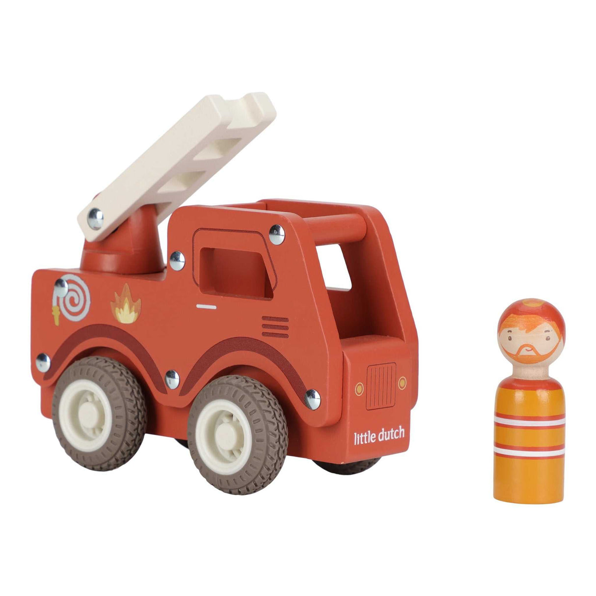 Holz- Feuerwehrauto