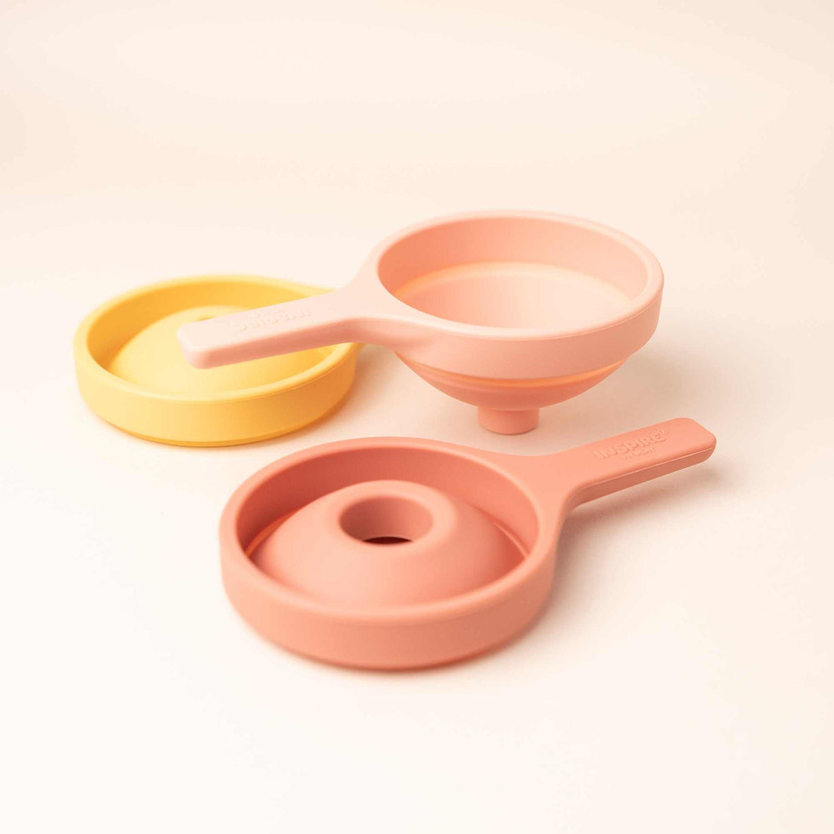 Sensorik Trichter-Set Coral/Yellow