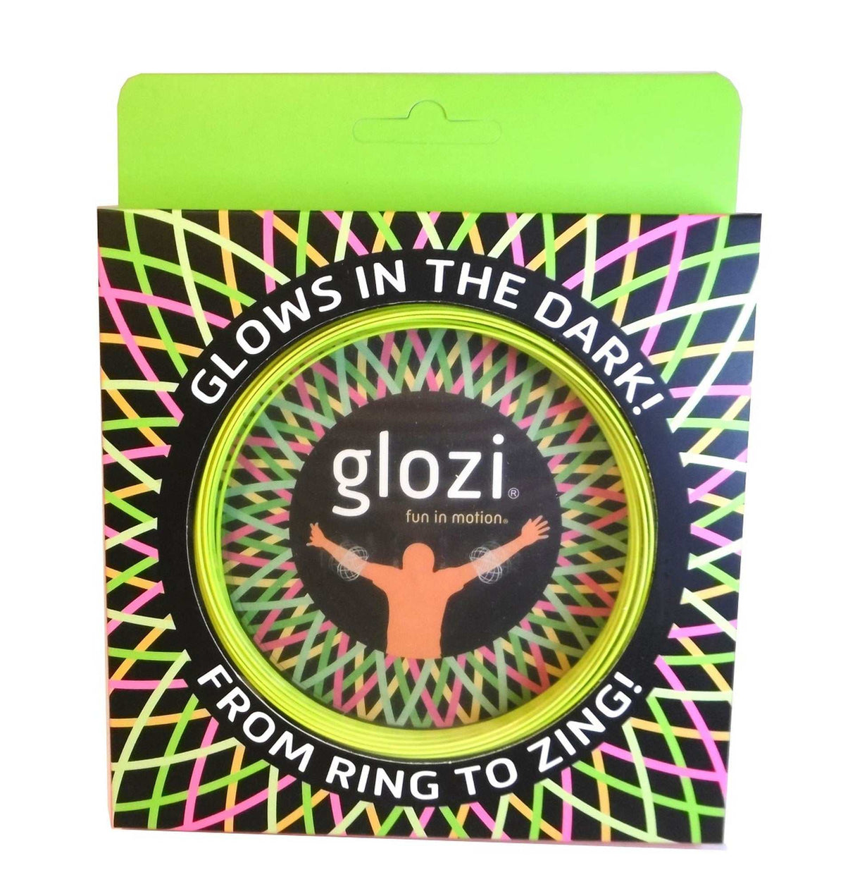 Glozi Flow Ring gelb Glowing in the dark