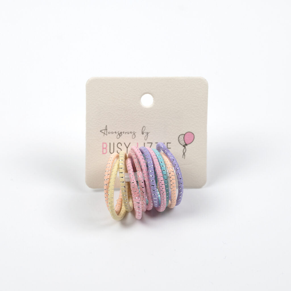 Mini Haarbänder pastell