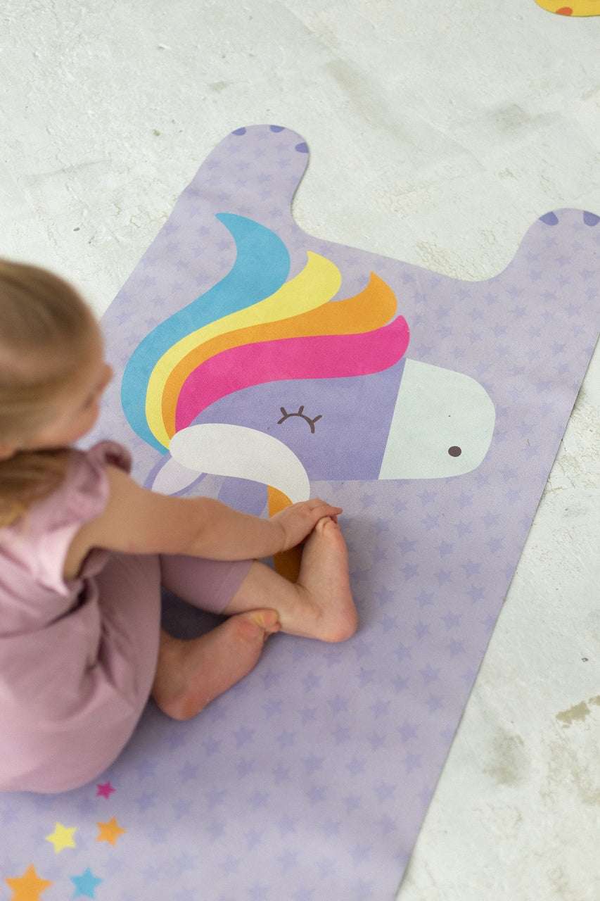 Kinder Yogamatte - Emmi das Einhorn