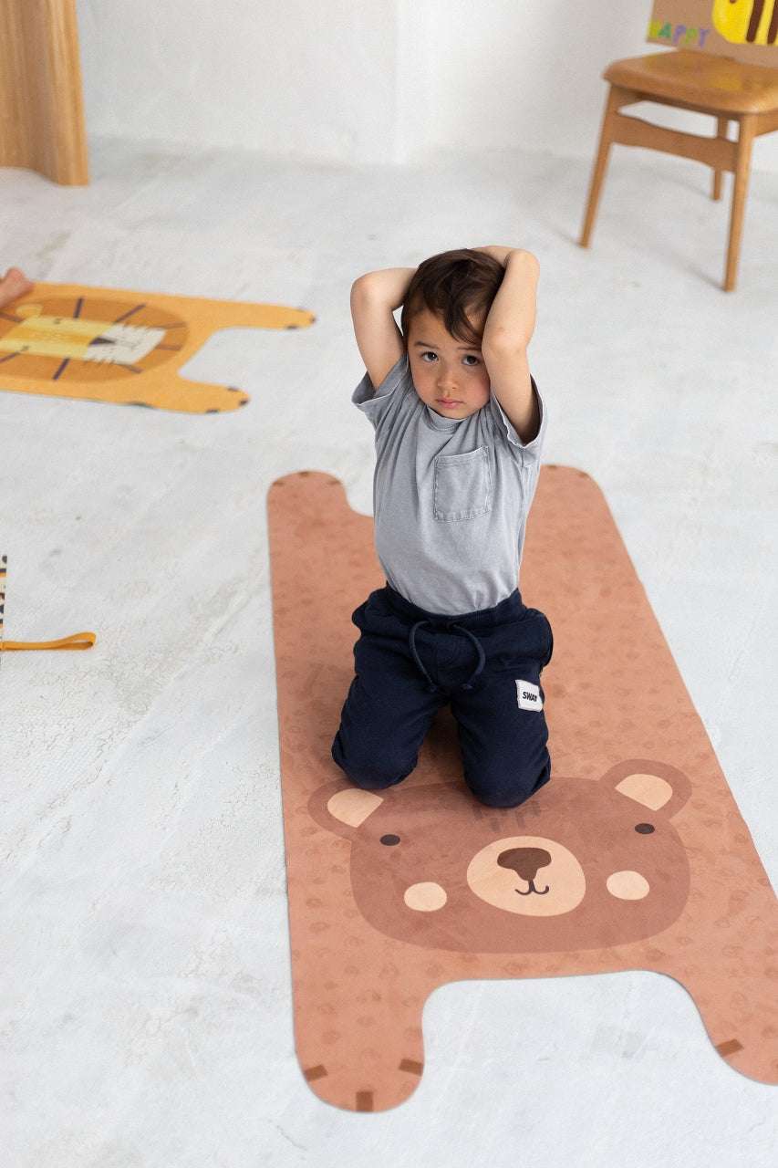 Kinder Yogamatte - Benno der Bär