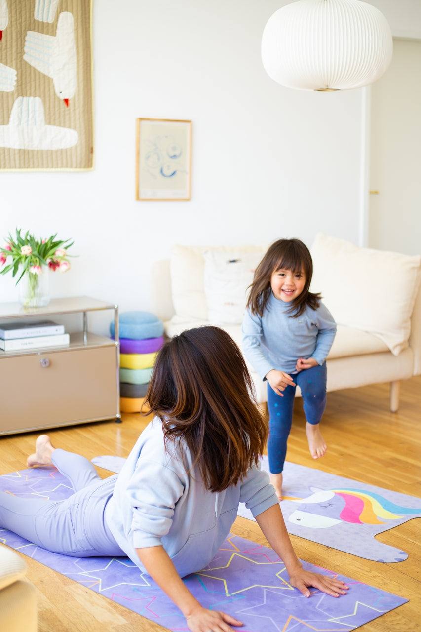 Kinder Yogamatte - Emmi das Einhorn