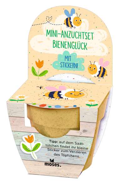Mini-Anzuchtset Bienenglück