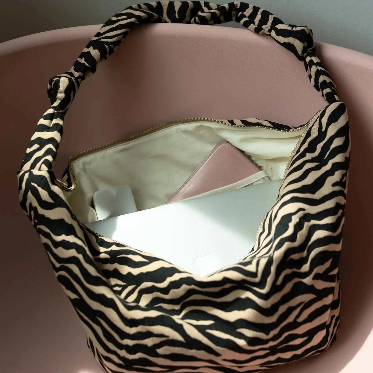 Lukkily Bag #1 Zebra creme/black
