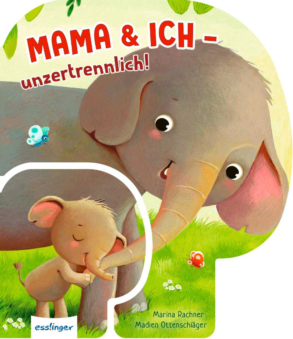 Mama & ich - unzertrennlich Pappebuch mit Elefantenmama und Baby für Kinder ab 2 Jahren
