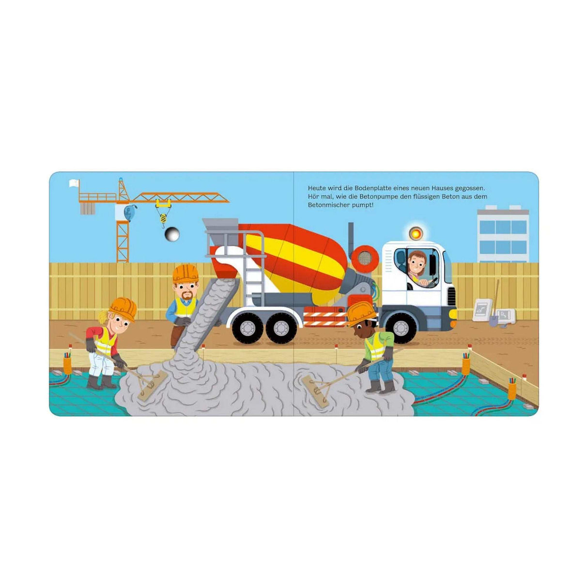 Mein blinkendes Soundbuch: Baustelle