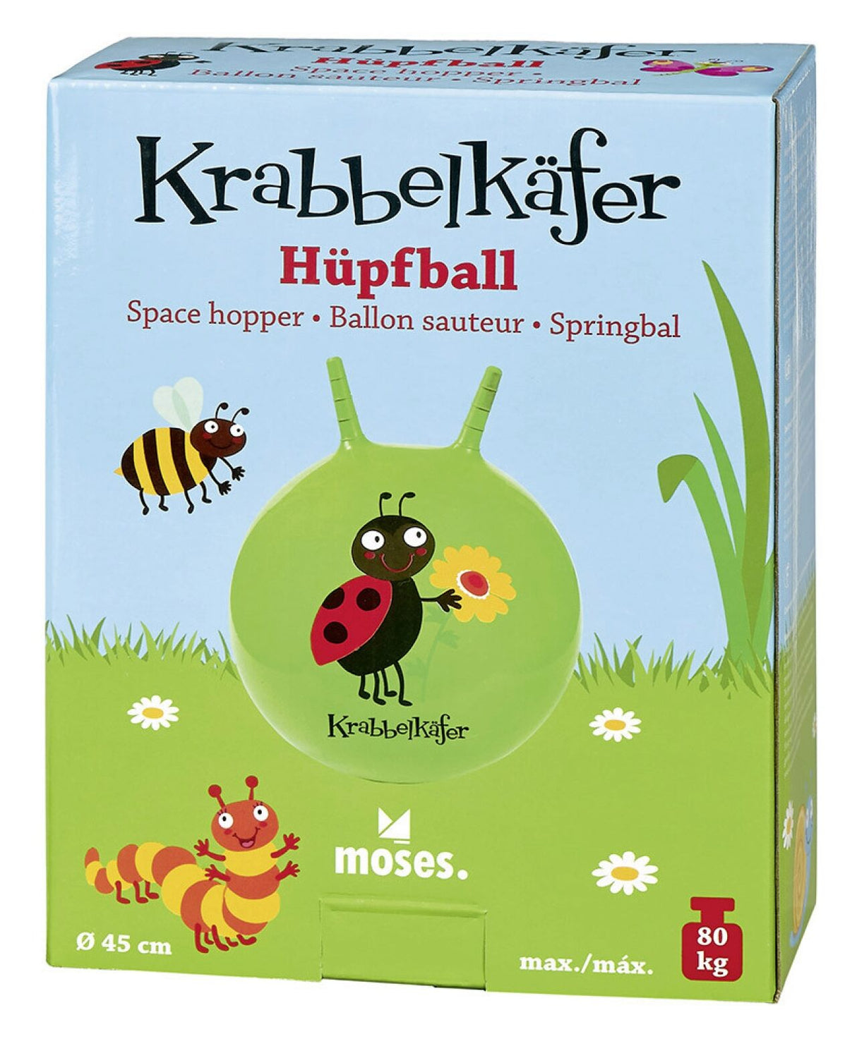 Sprungball Krabbelkäfer 45Cm