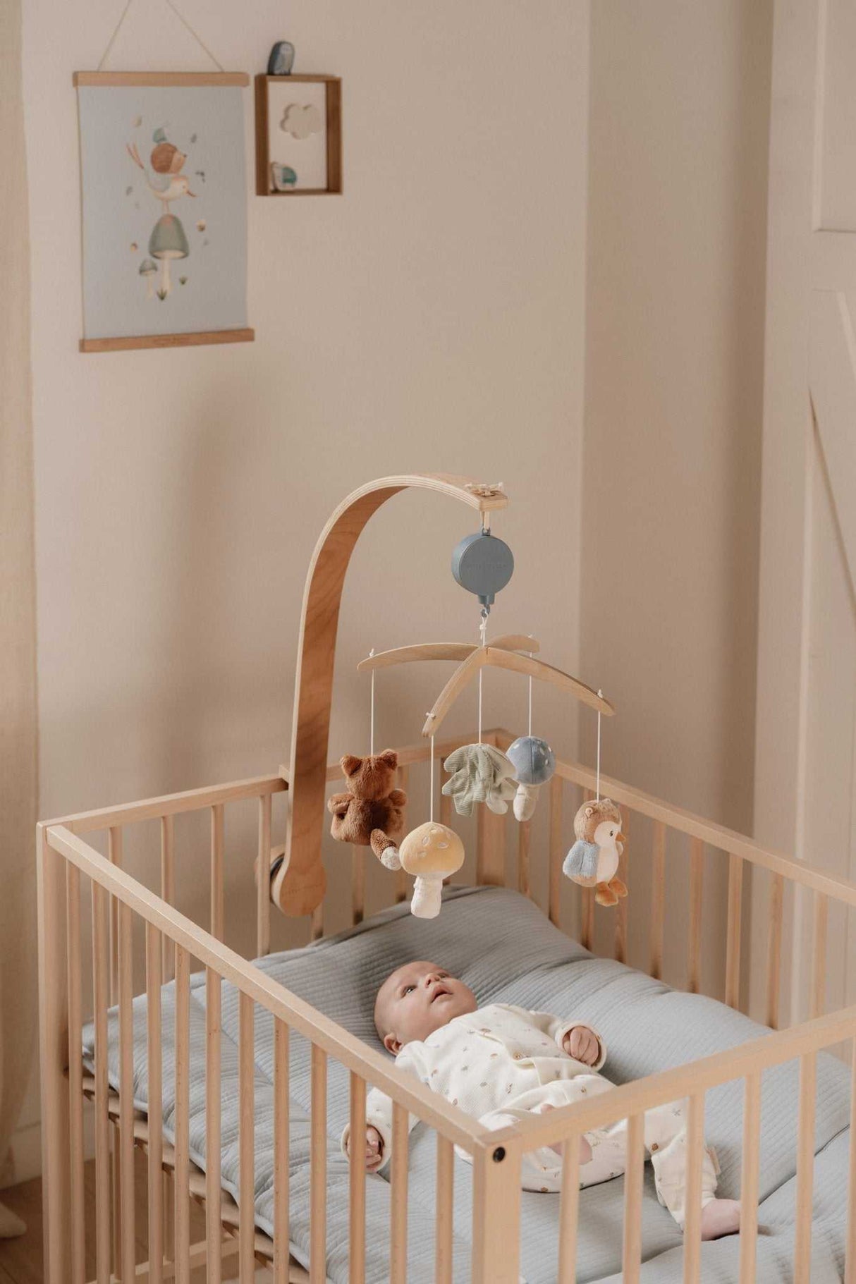 Musik-Mobile aus Holz Forest Friend