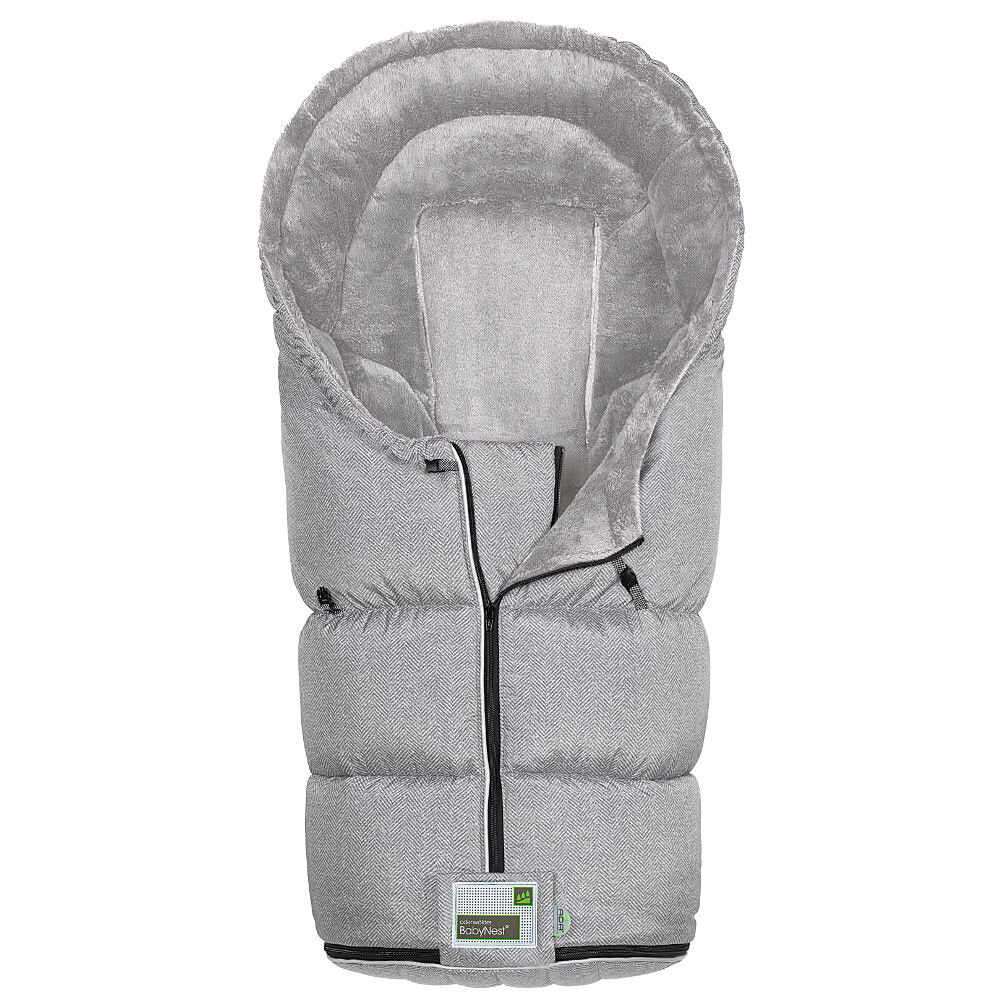 Fußsack Lo-Go Fashion new woven soft grey