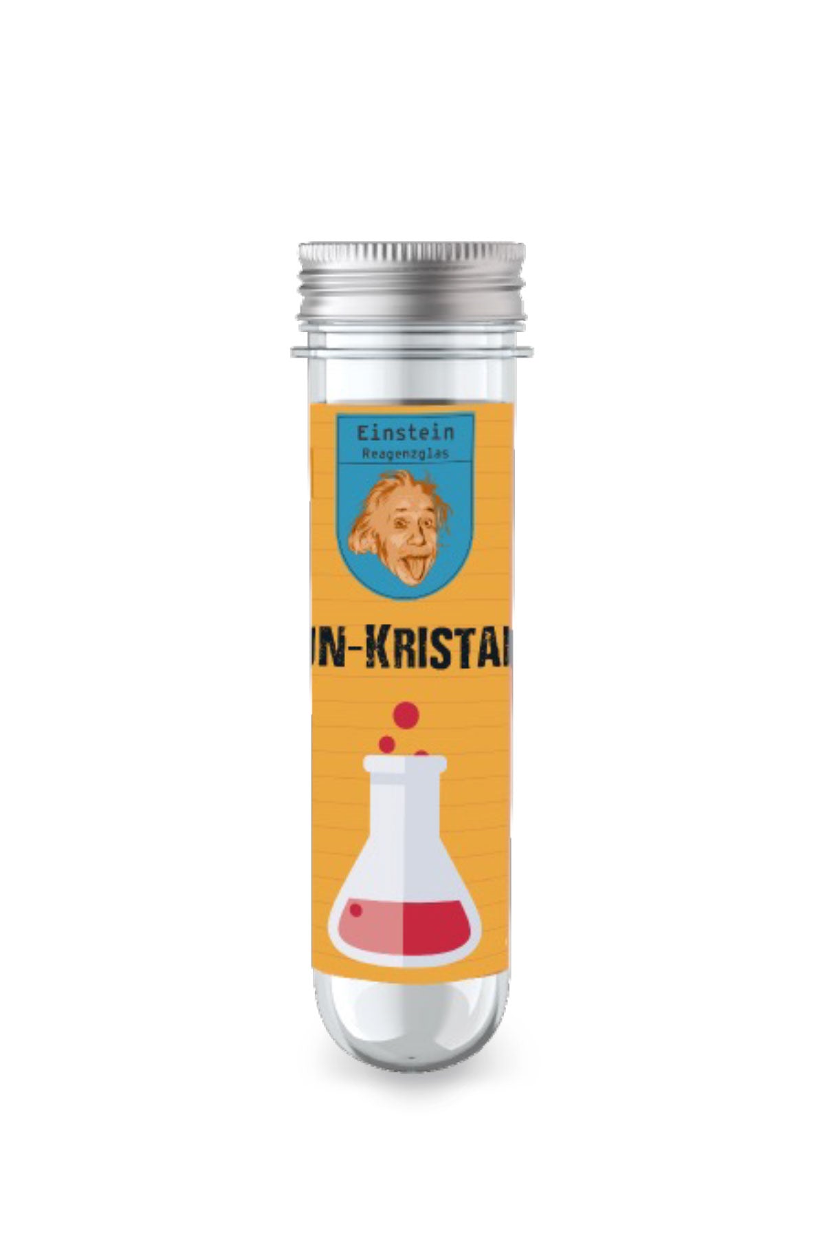 Einstein Reagenzglas Experimente -  Alaun Kristalle