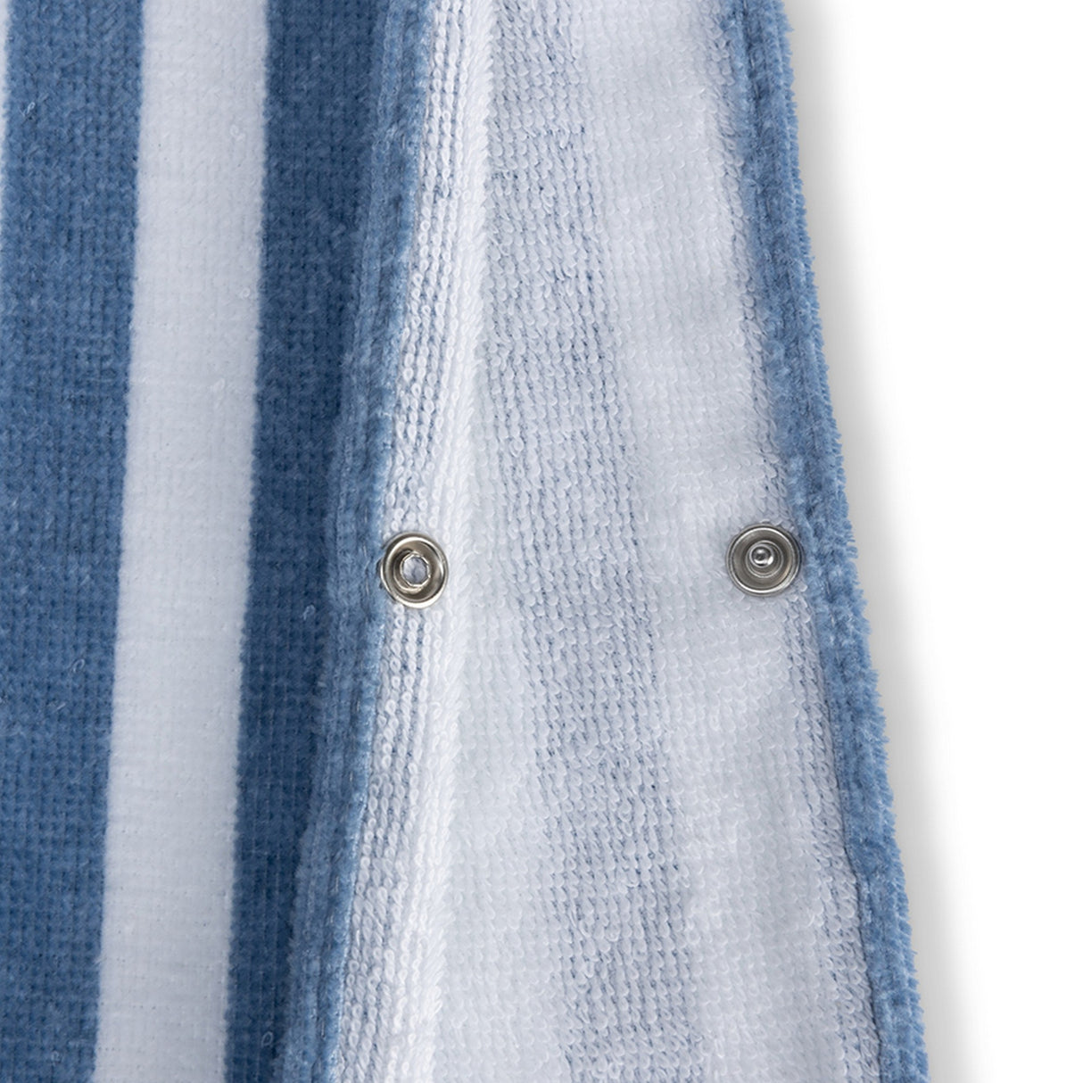 Poncho/ Blau gestreift