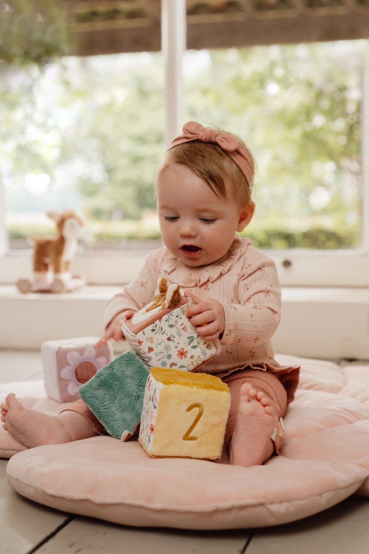 Stoffwürfel Set/ Fairy Garden