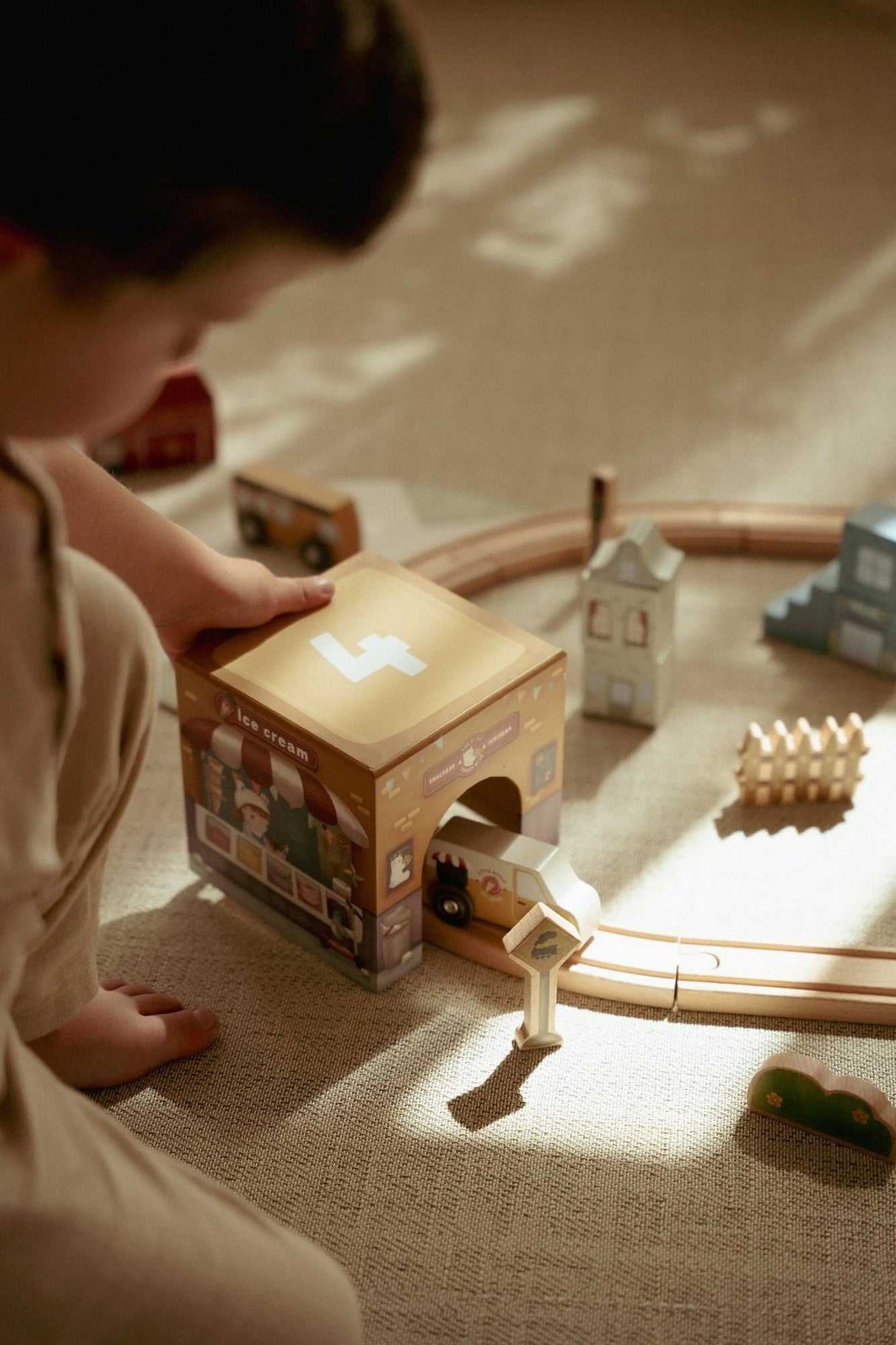 Stapelwürfel mit Autos