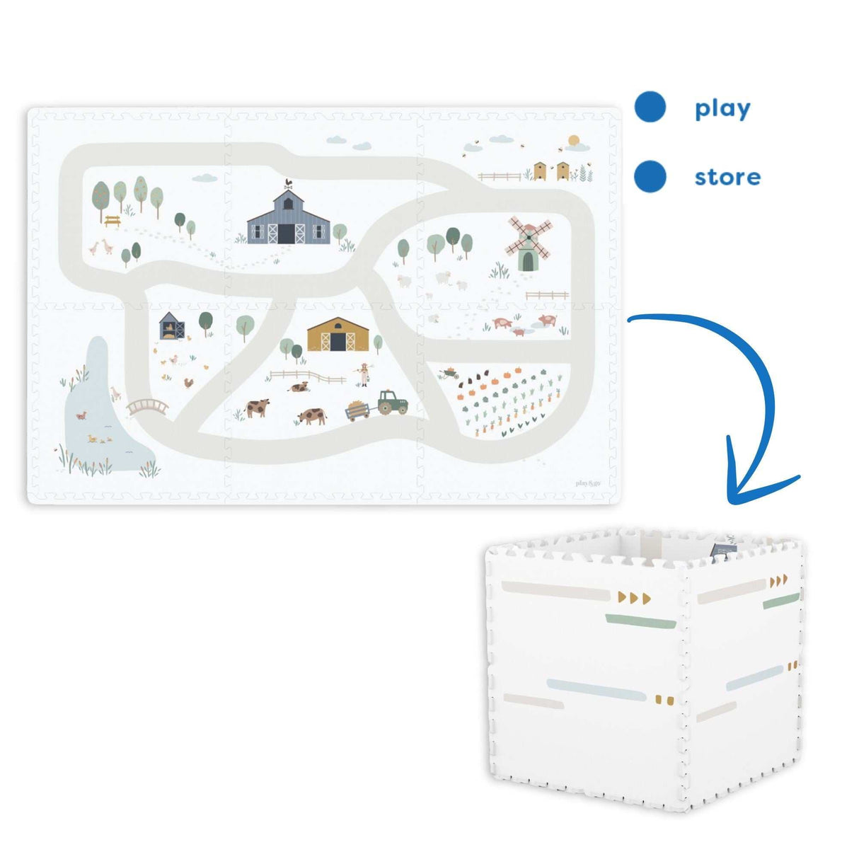 Spielmatte Tiloo/ Farm