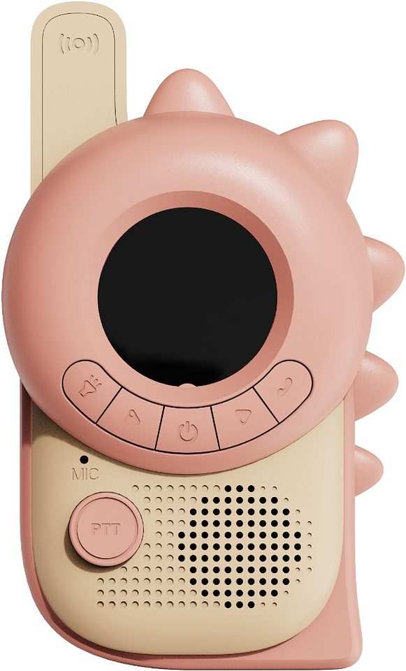Walkie Talkie/ Dino pink