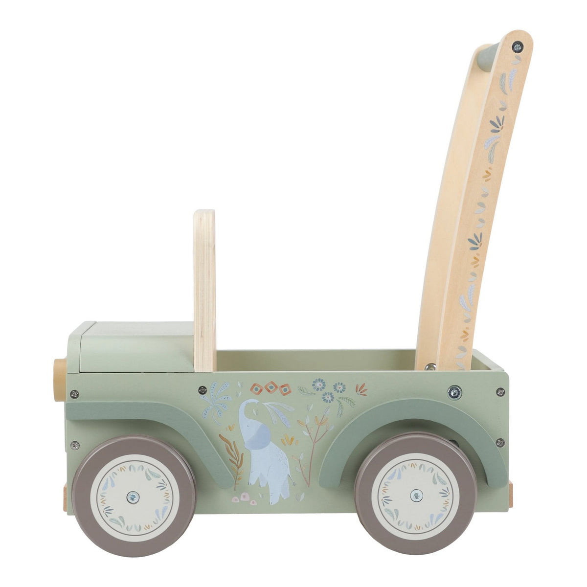 Holz-Schubkarre Safari/ Grün