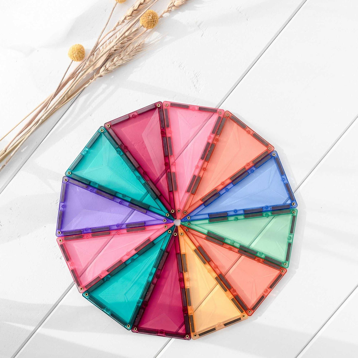 Magnetbausteine Pastell Mega Pack 202 Teile