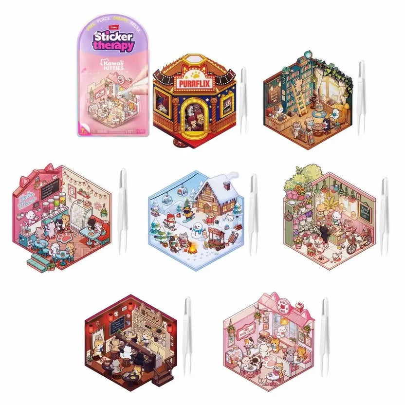 Zuru Sticker Therapie - Kawaii Kätzchen (1Stück)