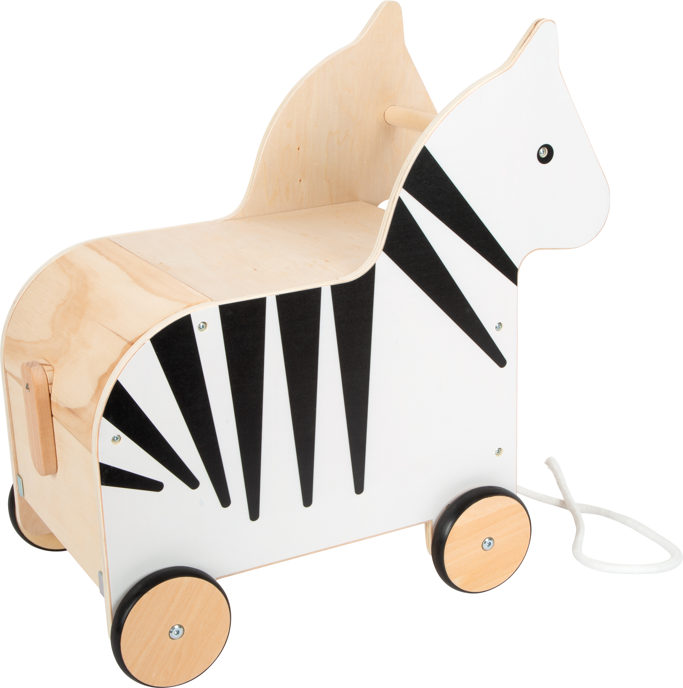 DJECO - Zahnrad-Steckspiel Woodytwist - Das Kleine Zebra