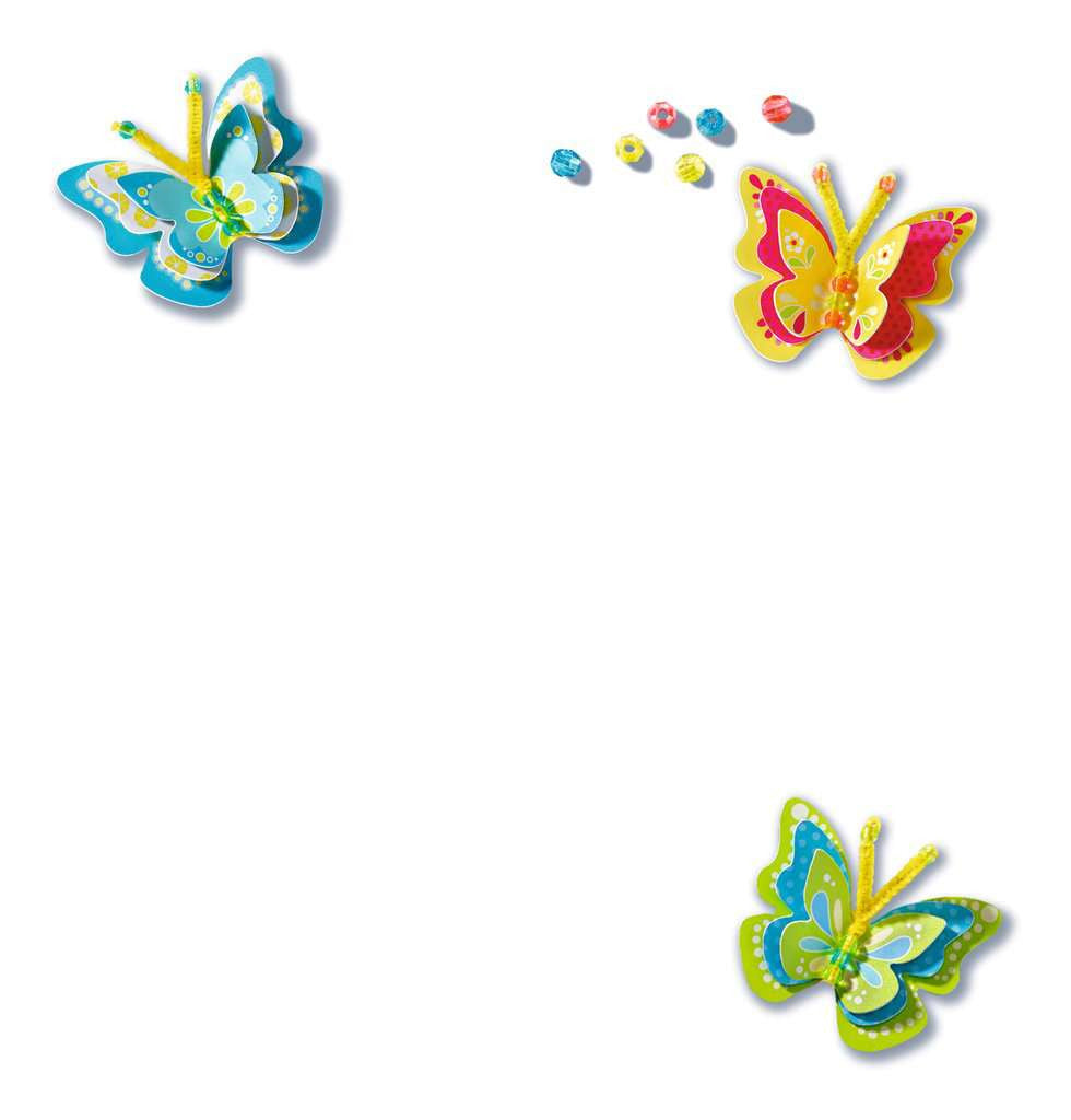 Paper Art Blumen & Schmetterlinge