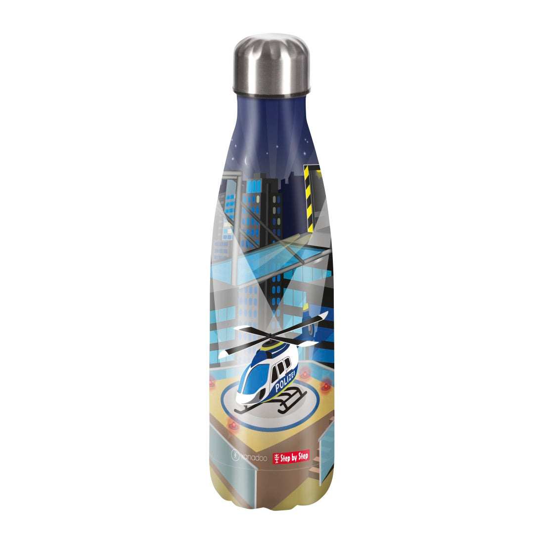 Edelstahl-Trinkflasche Helicopter Sam