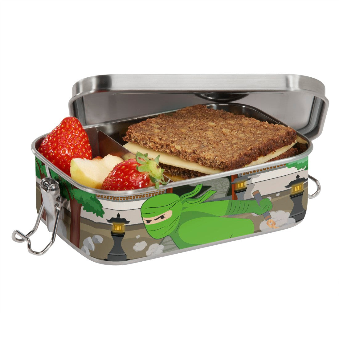 Edelstahl- Lunchbox Ninja Kimo - korbmayer. ganz besonders. für kinder.