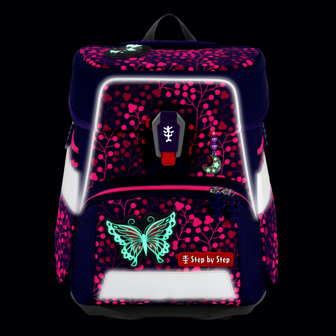 SPACE SHINE Schulranzen-Set Butterfly Night Ina