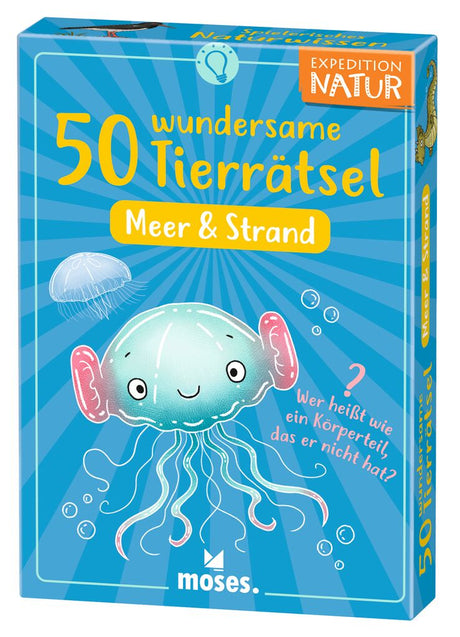 Expedition Natur 50 wundersame Tierrätsel: Meer & StrandMosesExpedition Natur 50 wundersame Tierrätselkorbmayer. ganz besonders. für kinder.