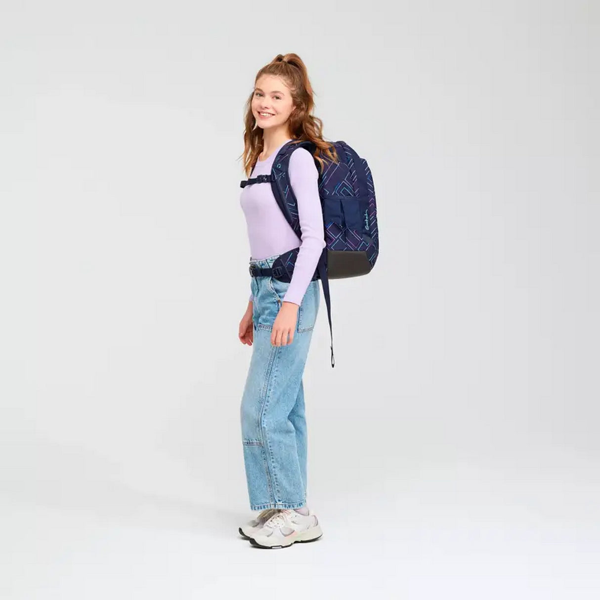 Air Schulrucksack Purple Laser