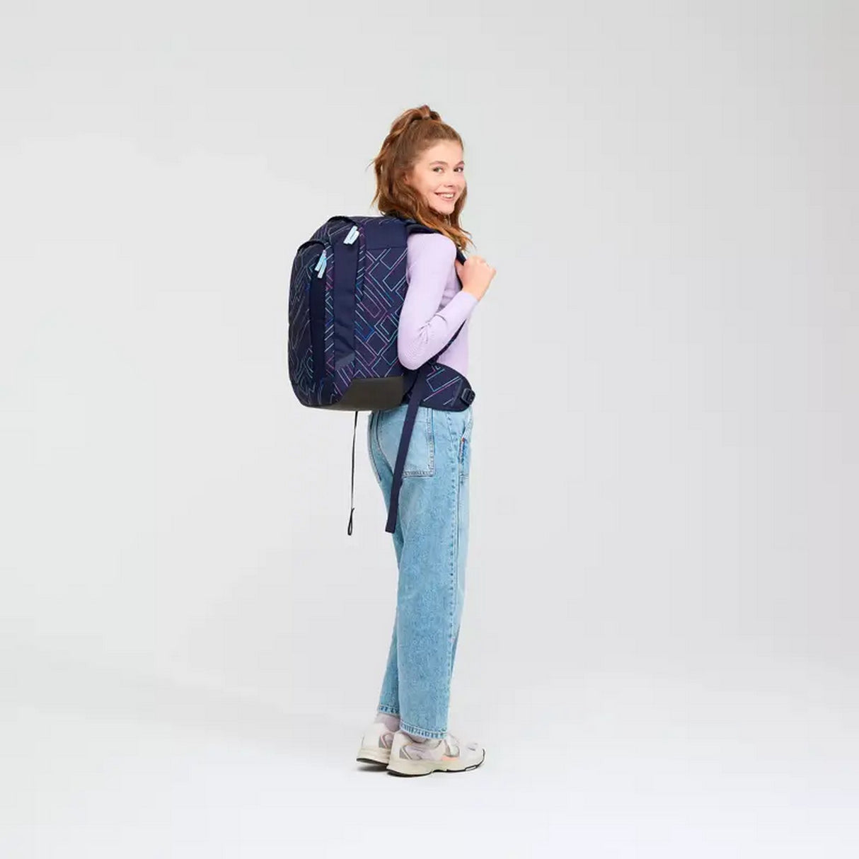 Air Schulrucksack Purple Laser