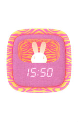 Wecker mit Nachtlicht- Zebra Pink