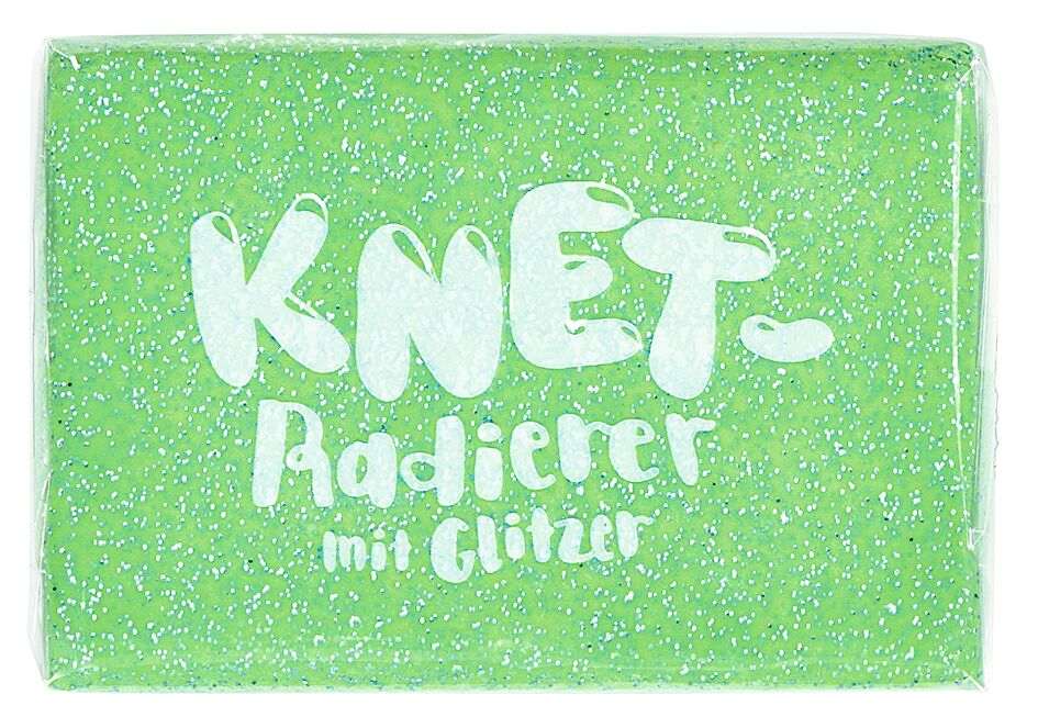 Knet-Radierer Glitzer