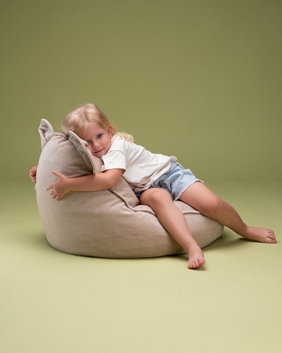 Bear Beanbag/ Beige