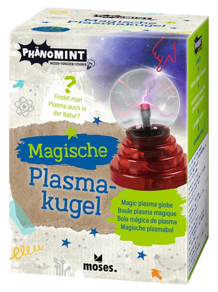 PhänoMINT Magische PlasmakugelMosesPhänoMINT Magische Plasmakugelkorbmayer. ganz besonders. für kinder.