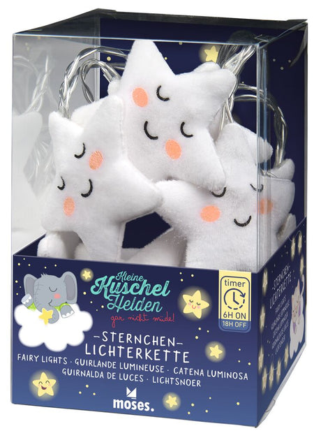 Kl.Kuschelhelden Sternchen-Lichterkette - korbmayer. ganz besonders. für kinder.