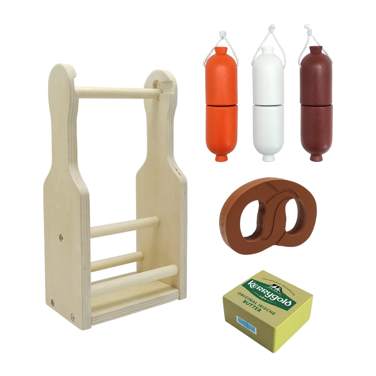 Wurstständer aus Holz