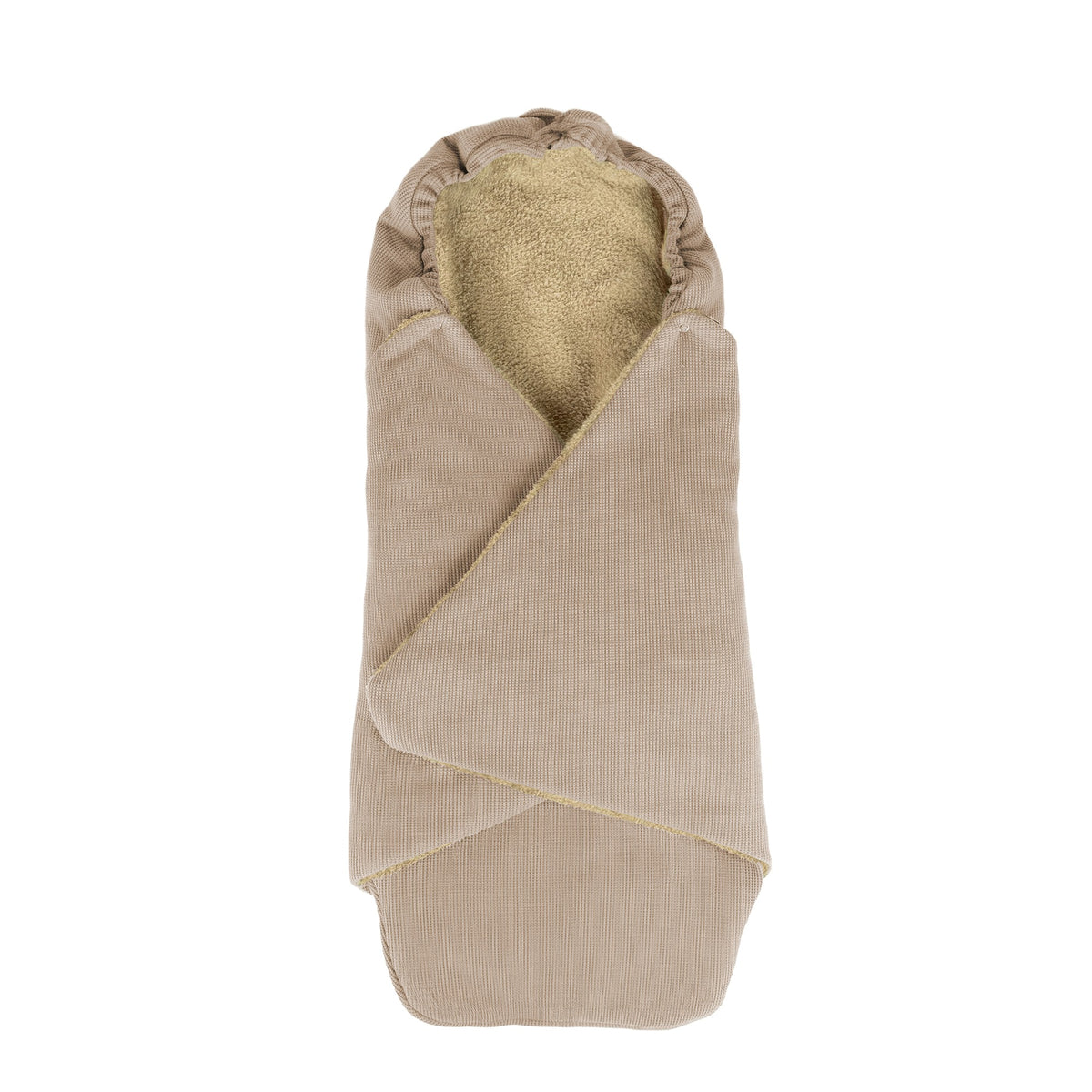 Baby Einschlagdecke Muckl -Taupe
