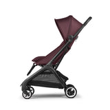 Bugaboo Butterfly City-Kinderwagen komplett schwarz/dark cherry