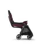 Bugaboo Butterfly City-Kinderwagen komplett schwarz/dark cherry