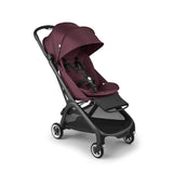 Bugaboo Butterfly City-Kinderwagen komplett schwarz/dark cherry