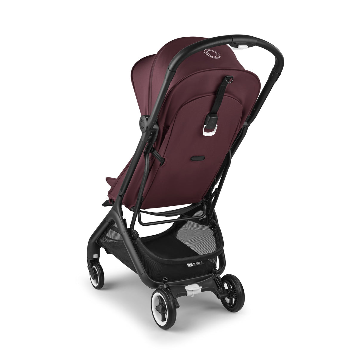 Bugaboo Butterfly City-Kinderwagen komplett schwarz/dark cherry