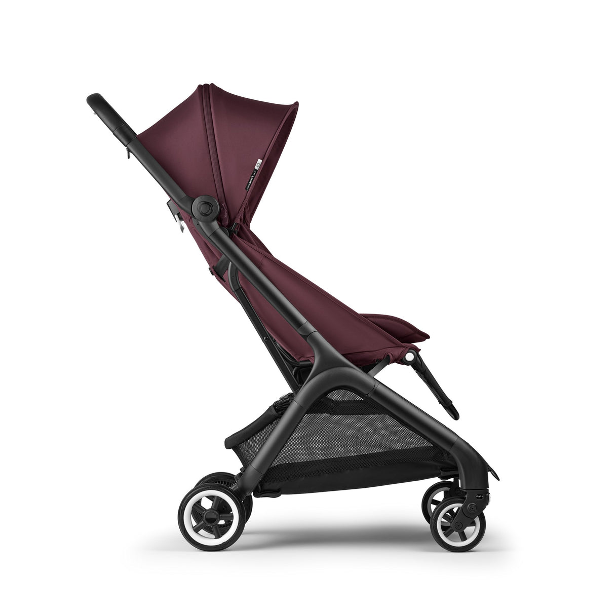 Bugaboo Butterfly City-Kinderwagen komplett schwarz/dark cherry