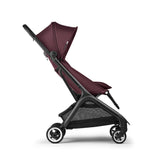 Bugaboo Butterfly City-Kinderwagen komplett schwarz/dark cherry