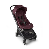 Bugaboo Butterfly City-Kinderwagen komplett schwarz/dark cherry