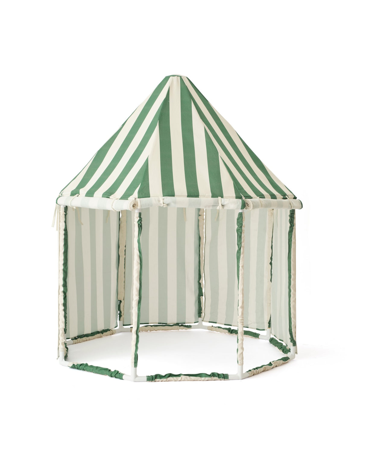 Pavillon-Zelt gestreift grün