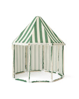 Pavillon-Zelt gestreift grün