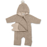 Bio Wollfleece Overall Anton beige Größe 80/86