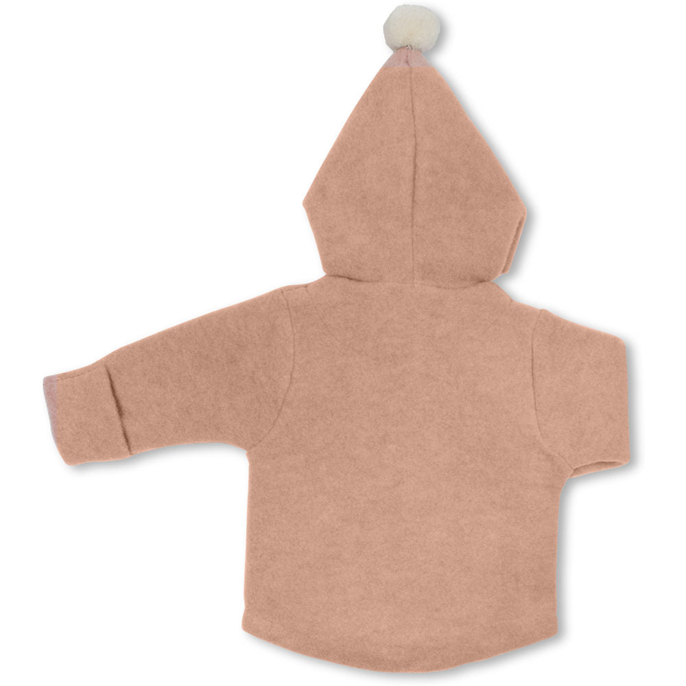 Bio Wollfleece Jacke Bruno rosé Größe 80/86