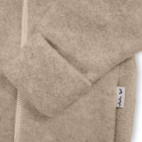 Bio Wollfleece Jacke Bruno beige Größe 80/86